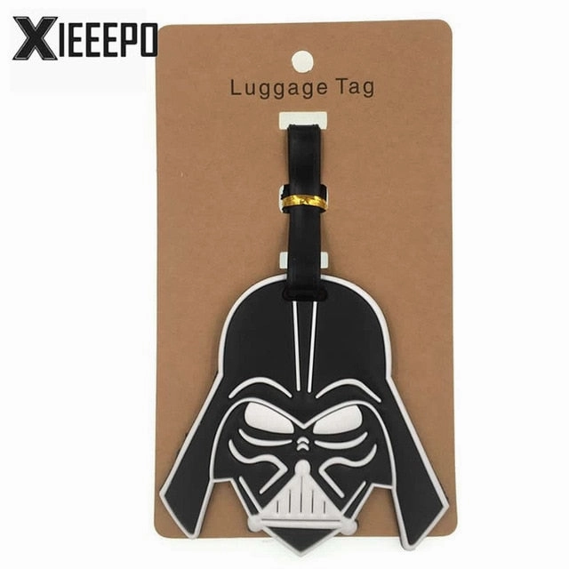 Cartoon Star Wars Luggage Tag Travel Accessories Silica Gel Suitcase ID Address Holder Baggage
