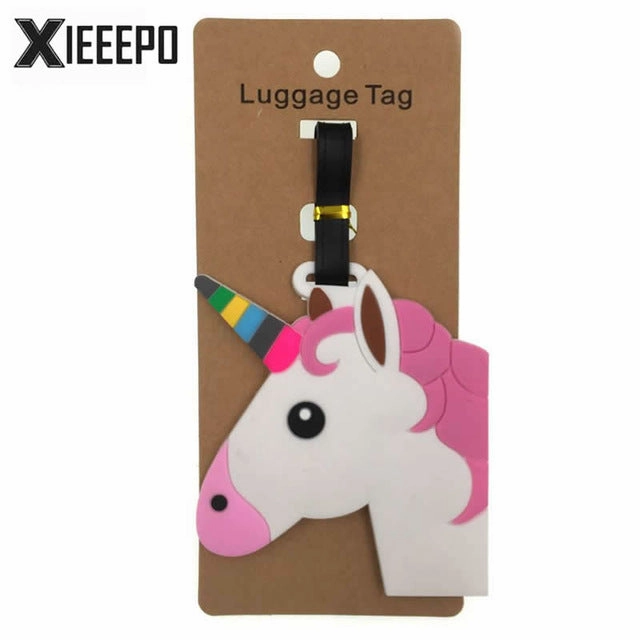 Cartoon Star Wars Luggage Tag Travel Accessories Silica Gel Suitcase ID Address Holder Baggage