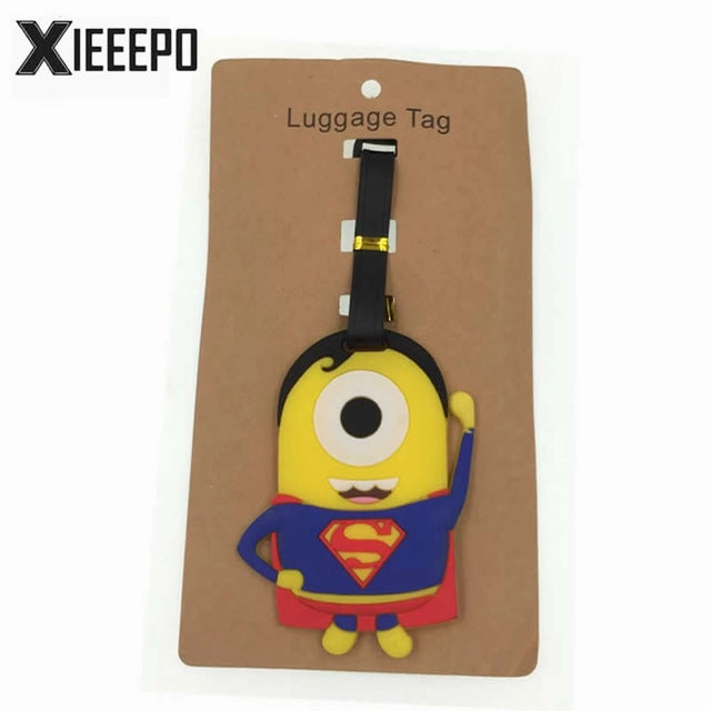 Cartoon Star Wars Luggage Tag Travel Accessories Silica Gel Suitcase ID Address Holder Baggage