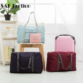 Casual Large Capacity Luggage Packing Tote/Shoulder Travel Shopping Big Bag Folding Clothes Storage