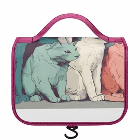 Cat Print  ToiletryCosmetic Travel Bag