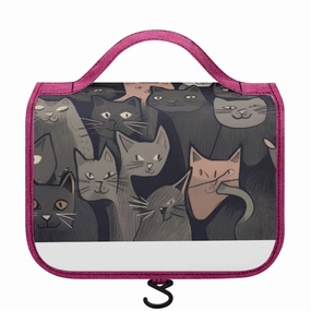 Cat Print  ToiletryCosmetic Travel Bag