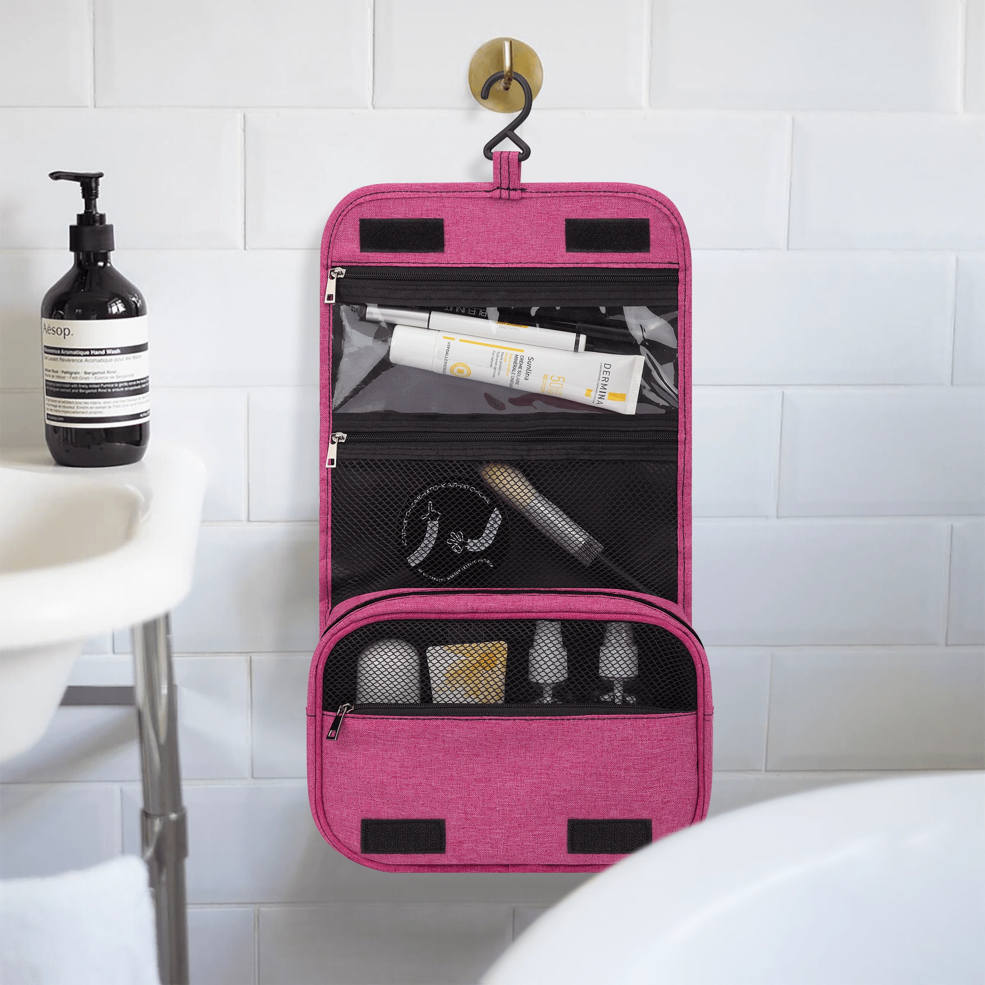 Cat Print  ToiletryCosmetic Travel Bag