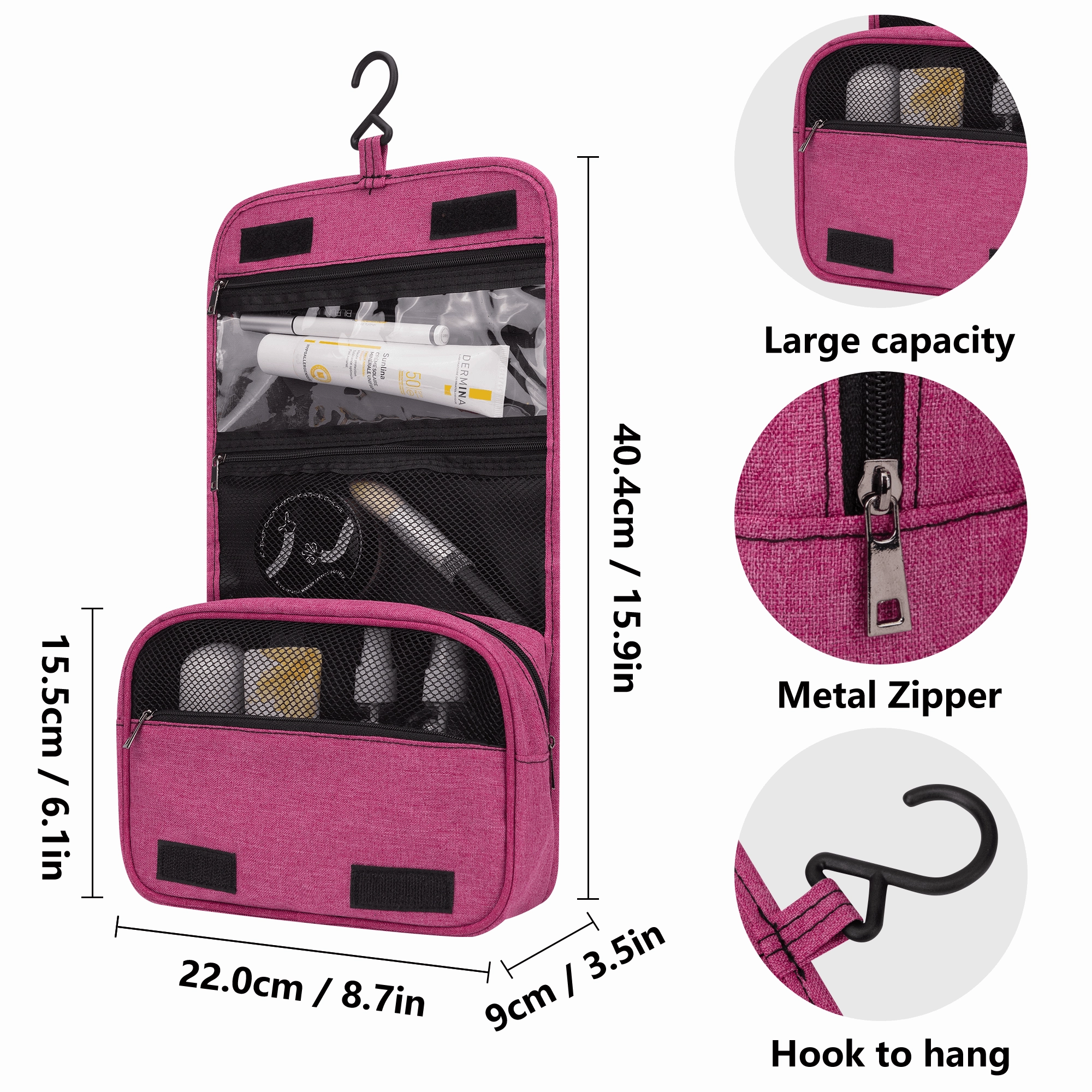 Cat Print  ToiletryCosmetic Travel Bag