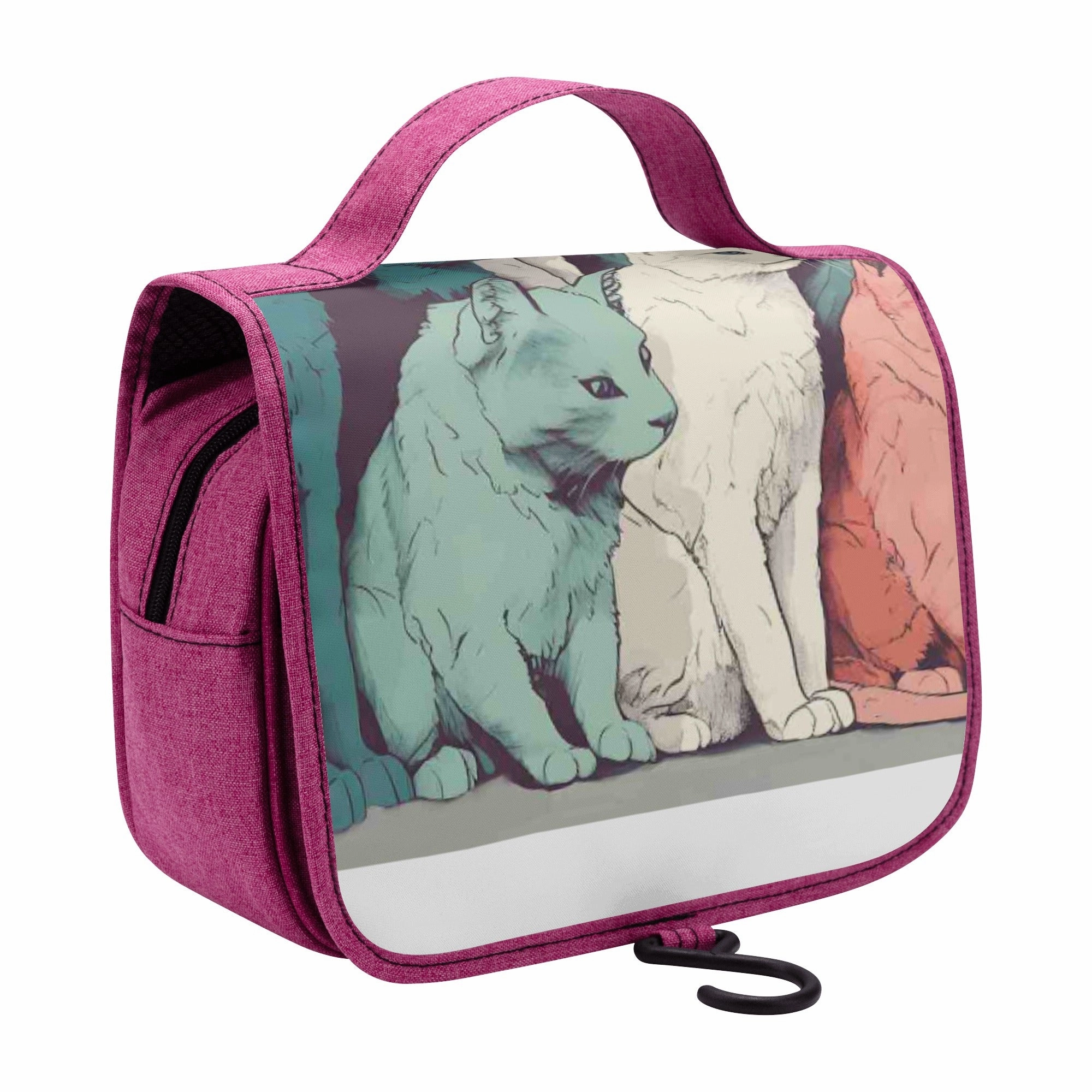 Cat Print  ToiletryCosmetic Travel Bag
