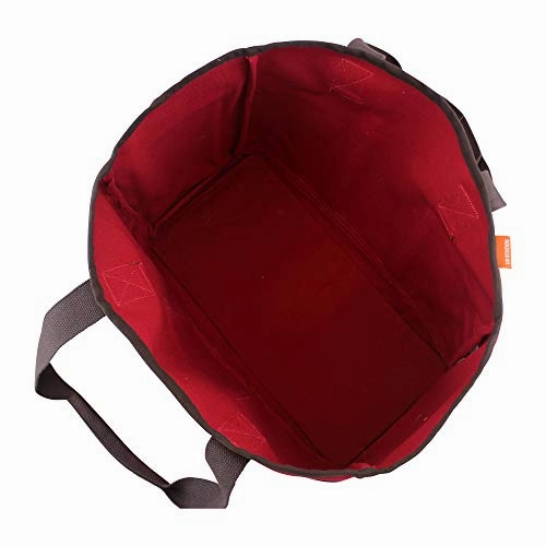 CB Station Organizing Utility Tote With Pockets (Red)
