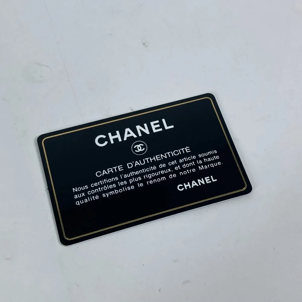 CHANEL Shoulder Bag Caviar skin black quilting CC COCO Mark Women Used