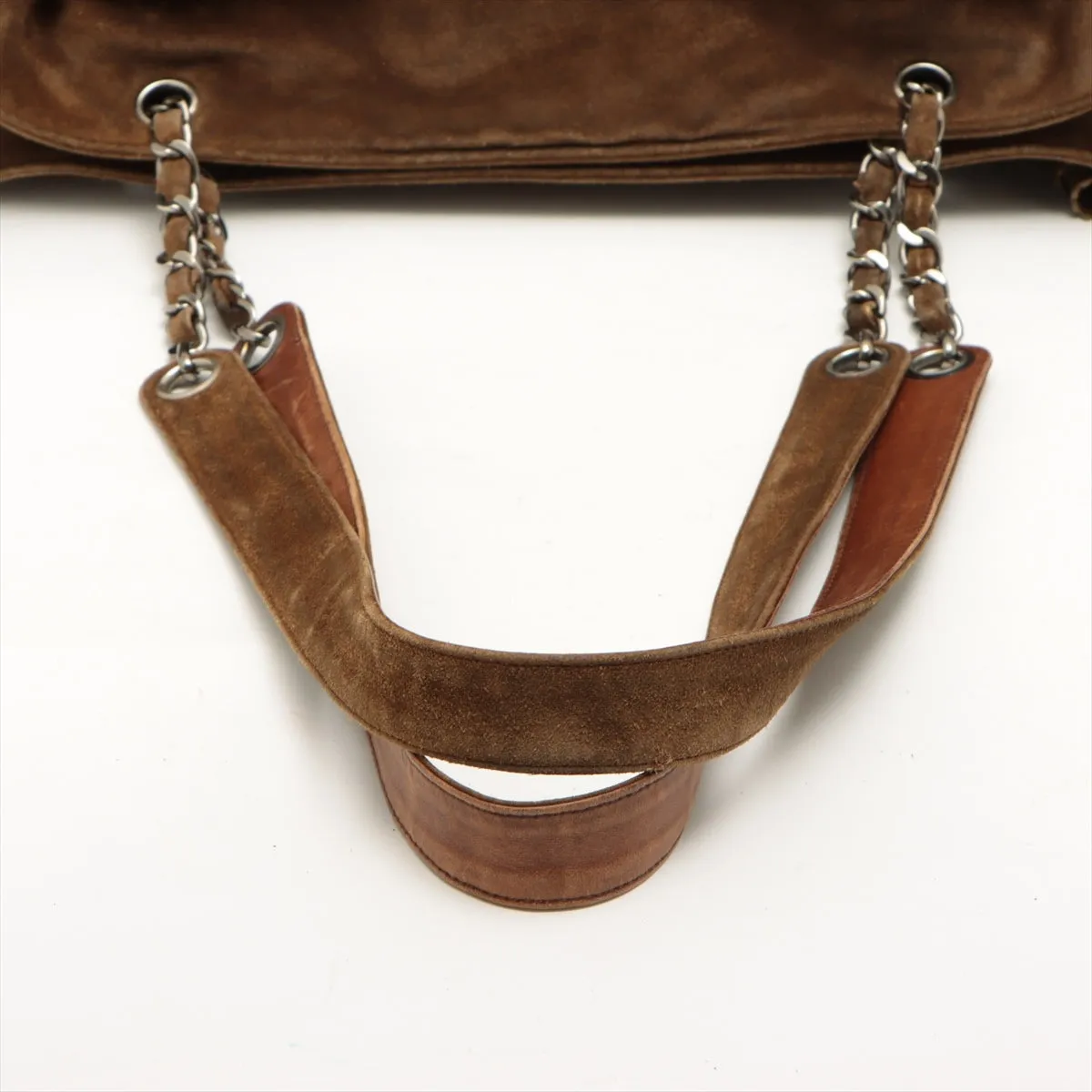 Chanel Triple Coconut Shoulder Bag Brown Silver Gold  2nd