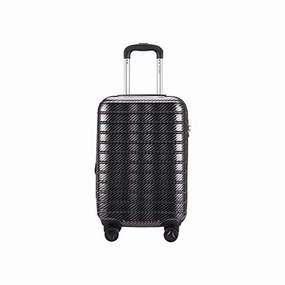 Chariot Luggage Light Weight PC ABS Spinner Suitcase 20inch TSA Lock Available Gray