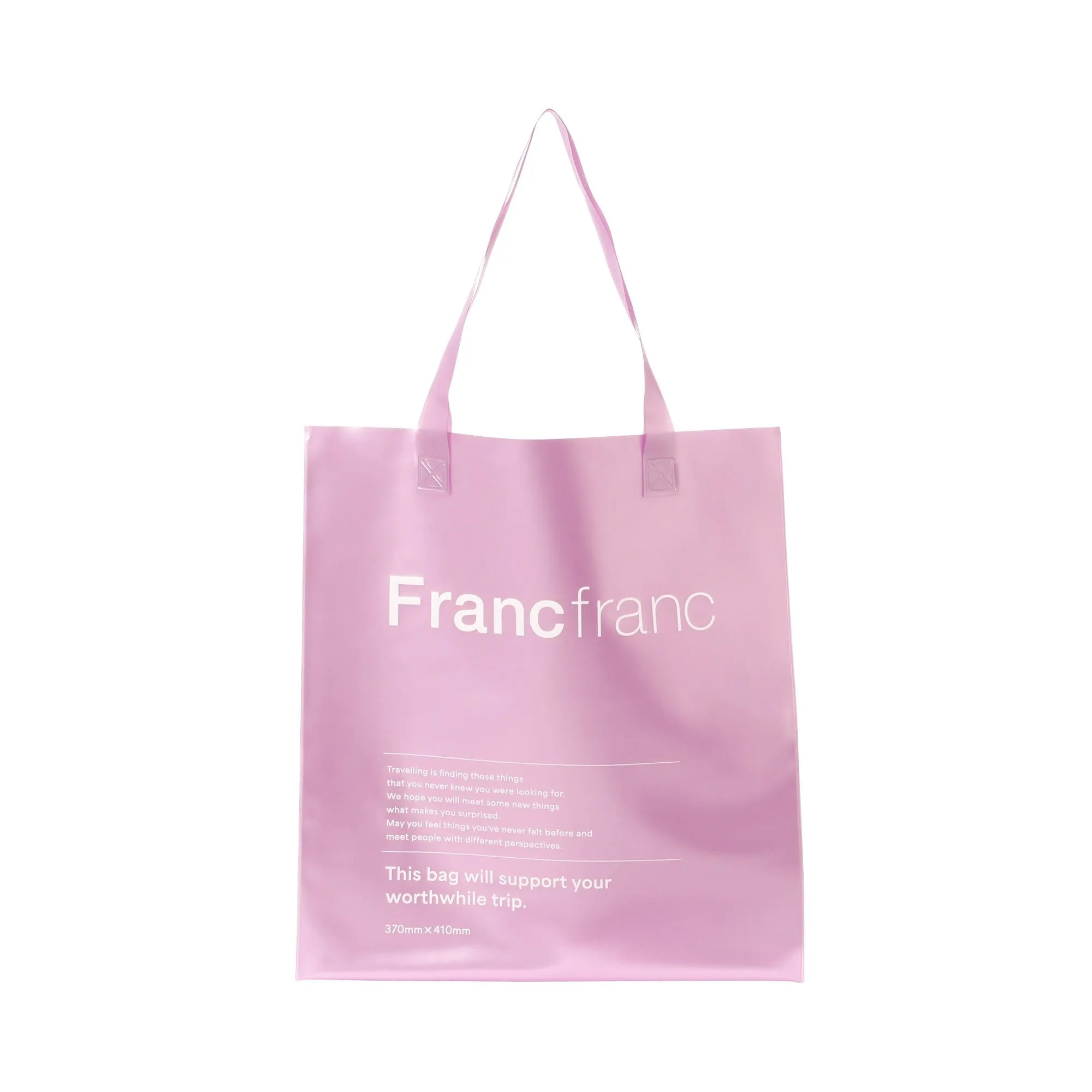 Clear Tote Bag Pearl Purple