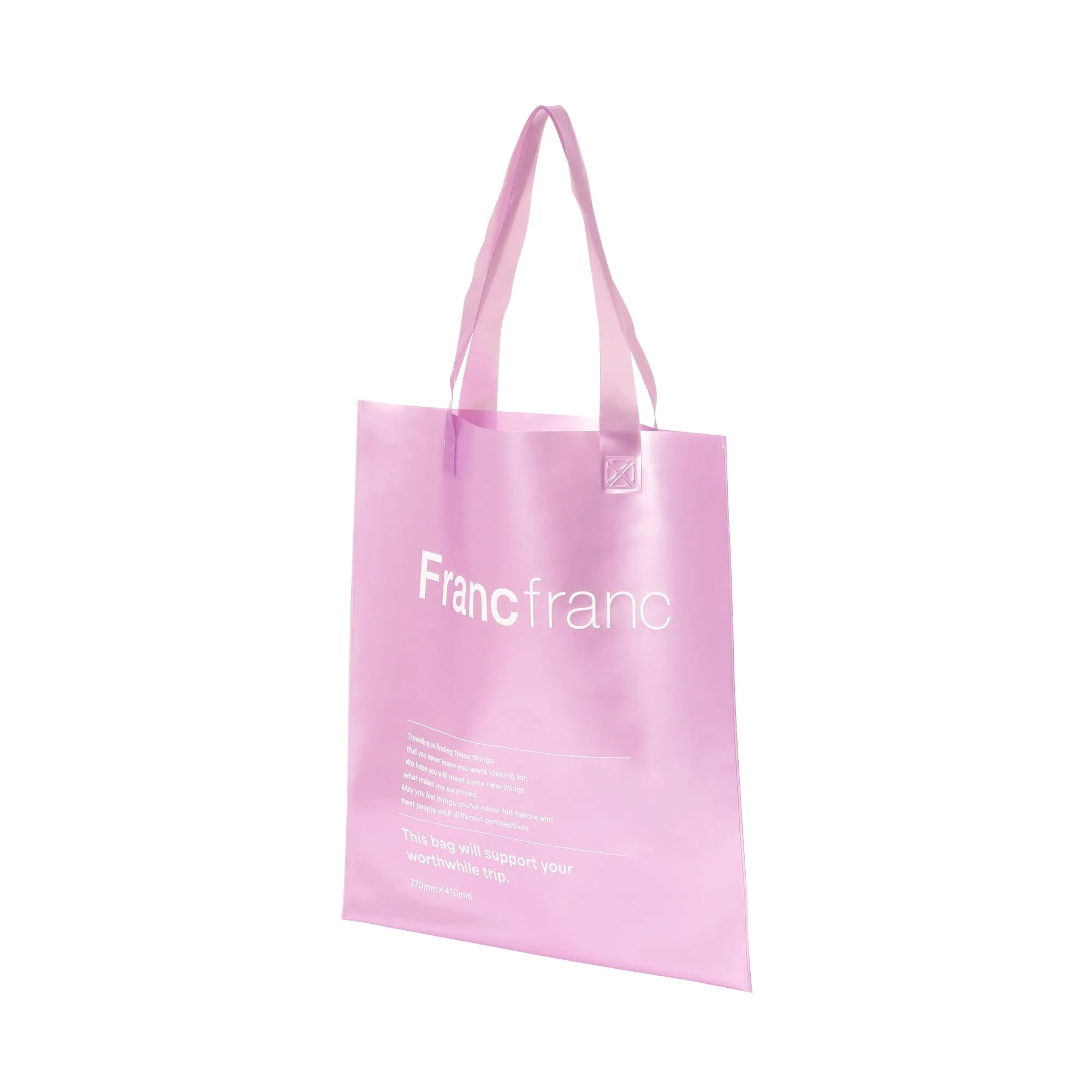 Clear Tote Bag Pearl Purple