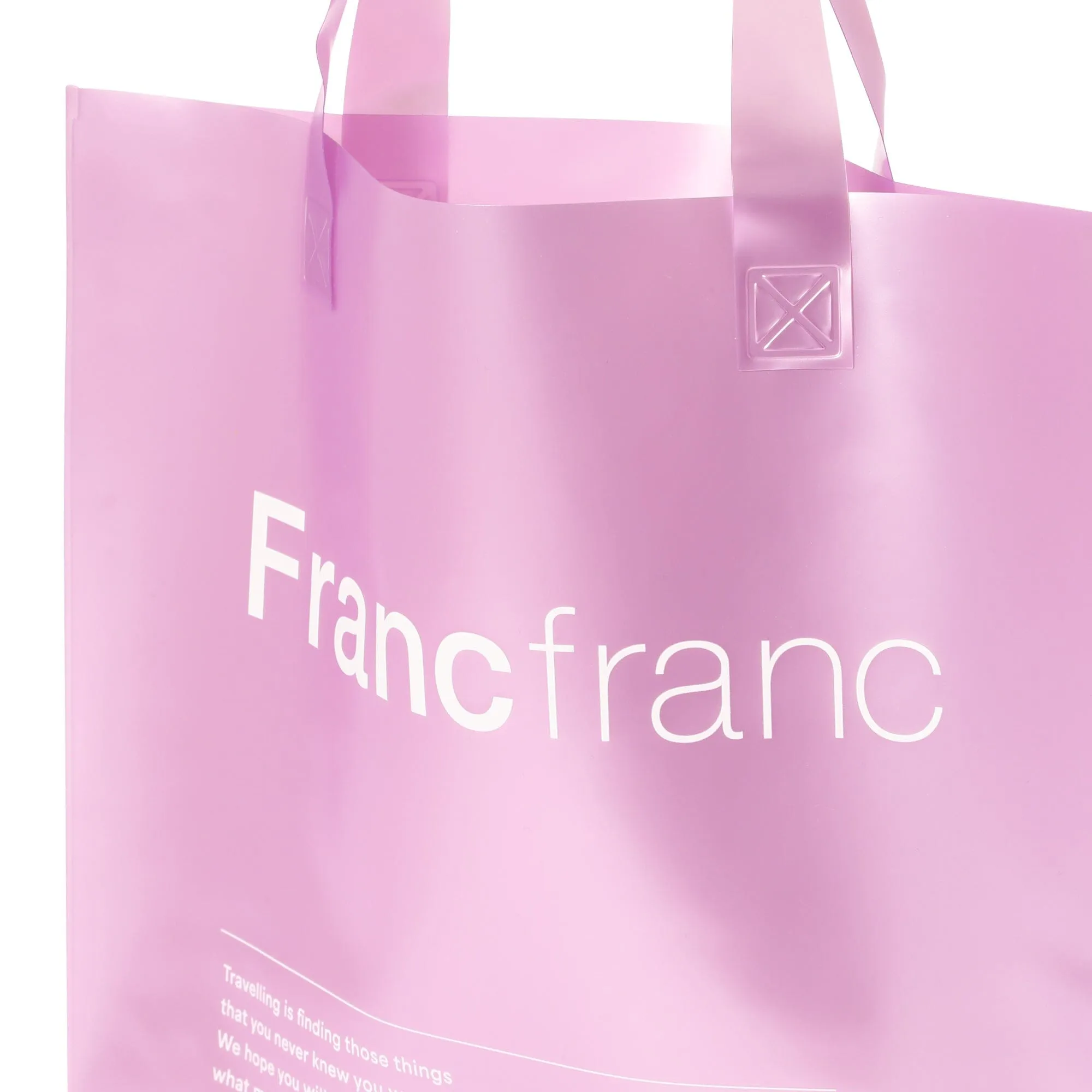 Clear Tote Bag Pearl Purple