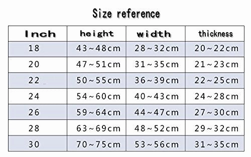 Clear Pvc Travel Luggage Protector Suitcase Covers 20"22"24"26"28"30'' (30''(53Cm L X 34Cmw X75Cm