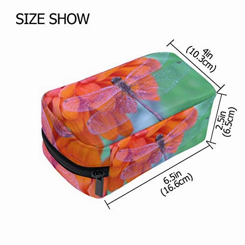 Cosmetic Bag Dragonfly Girls Makeup Organizer Box Lazy Toiletry Case