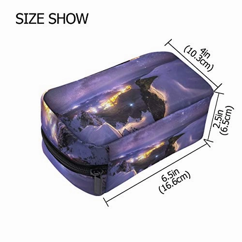 Cosmetic Bag Nature Milky Way Girls Makeup Organizer Box Lazy Toiletry Case