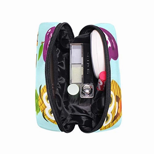 Cosmetic Bag Premium Cartoon Fruits Girls Makeup Organizer Box Lazy Toiletry Case