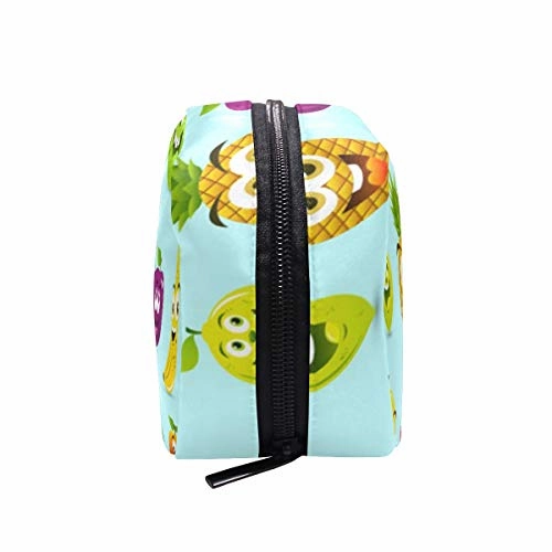 Cosmetic Bag Premium Cartoon Fruits Girls Makeup Organizer Box Lazy Toiletry Case
