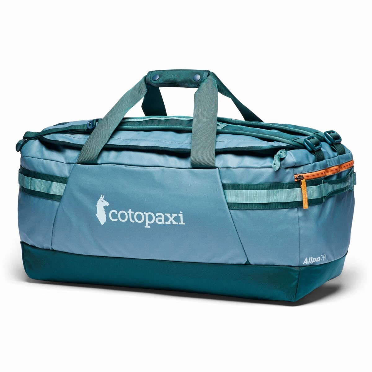 Cotopaxi Allpa Getaway 70L Duffel - Blue Spruce/Abyss