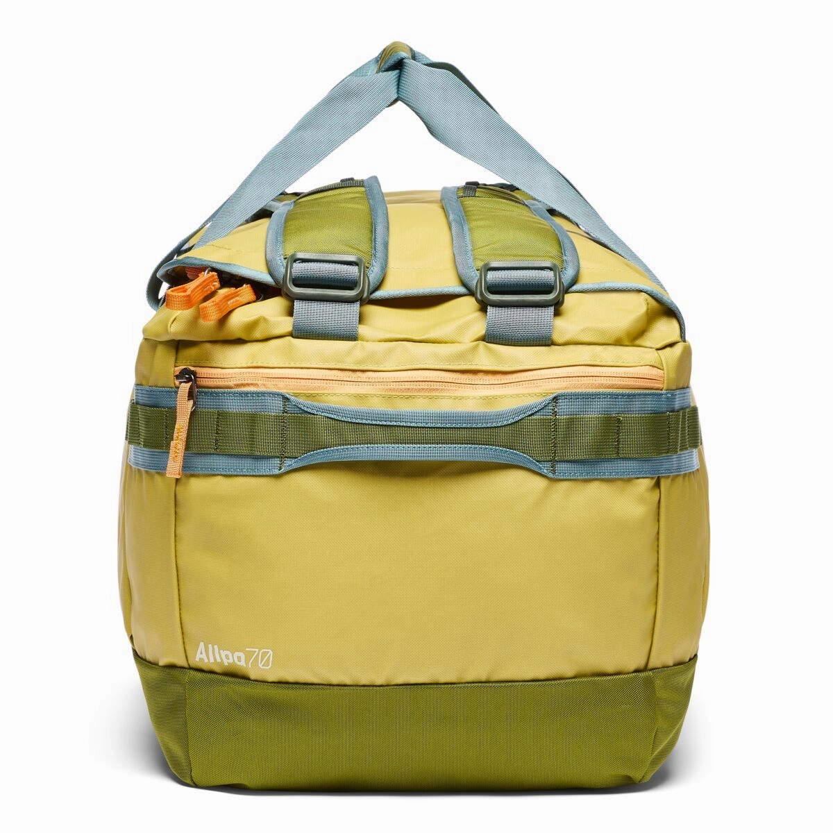 Cotopaxi Allpa Getaway 70L Duffel  - Lemongrass/Cedar
