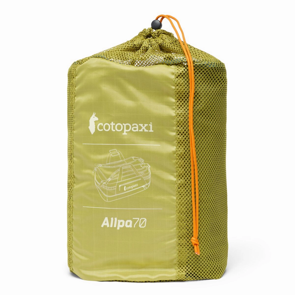 Cotopaxi Allpa Getaway 70L Duffel  - Lemongrass/Cedar