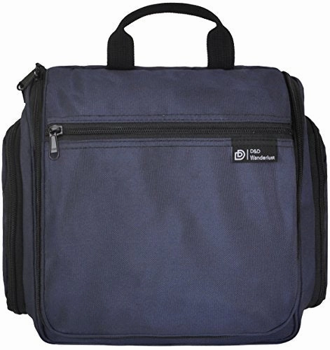 D&D Hanging Toiletry Bag  Designer Travel Organizer For Makeup And Toiletries For Men And Women