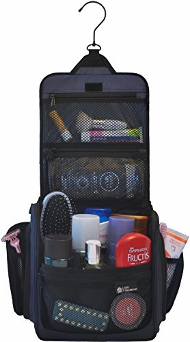 D&D Hanging Toiletry Bag  Designer Travel Organizer For Makeup And Toiletries For Men And Women