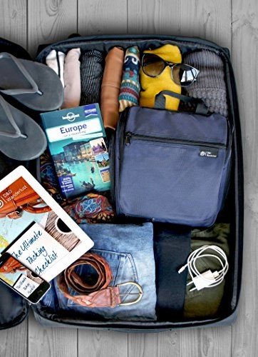 D&D Hanging Toiletry Bag ?Designer Travel Organizer For Makeup And Toiletries For Men And Women