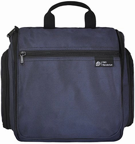 D&D Hanging Toiletry Bag ?Designer Travel Organizer For Makeup And Toiletries For Men And Women