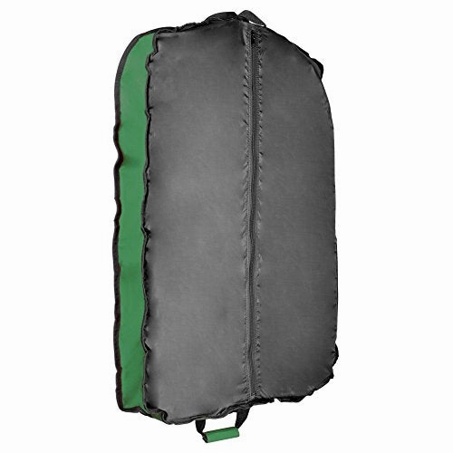 DALIX 39" Garment Bag Cover for Suits and Dresses Clothing Foldable w Pockets (Dark Green)