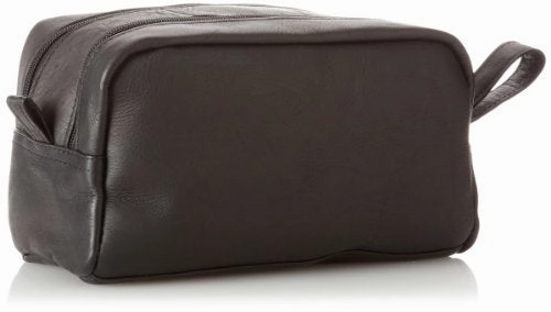 David King & Co. Small Double Zip Shave Kit, Black, One Size