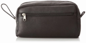 David King & Co. Small Double Zip Shave Kit, Black, One Size