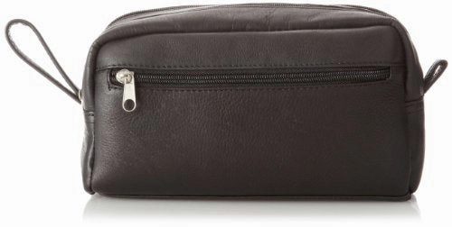 David King & Co. Small Double Zip Shave Kit, Black, One Size
