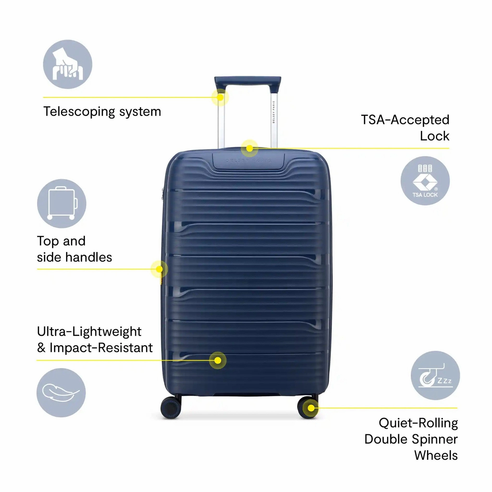 Delsey Dune 25" Expandable Spinner Upright