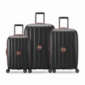 DELSEY Paris Carrousel Hardside Expandable  3-Piece Luggage Set with Spinner Wheels