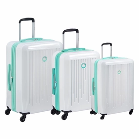 DELSEY Paris Christine Hardside Spinner Luggage Collection, 3-Piece Set (20/24/28)