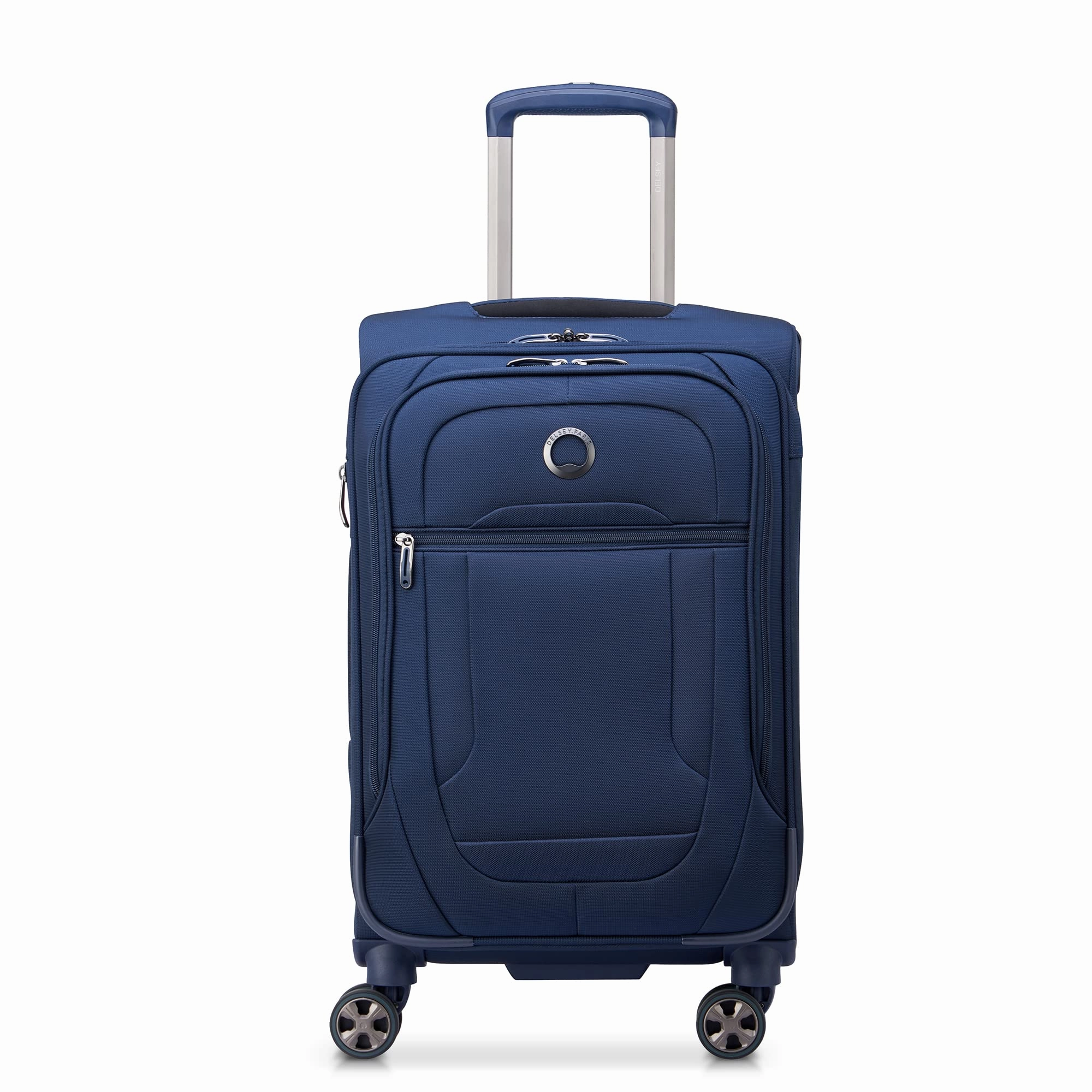 Delsey Paris Helium DLX Softside Expandable Carry On Luggage with Spinner Wheels