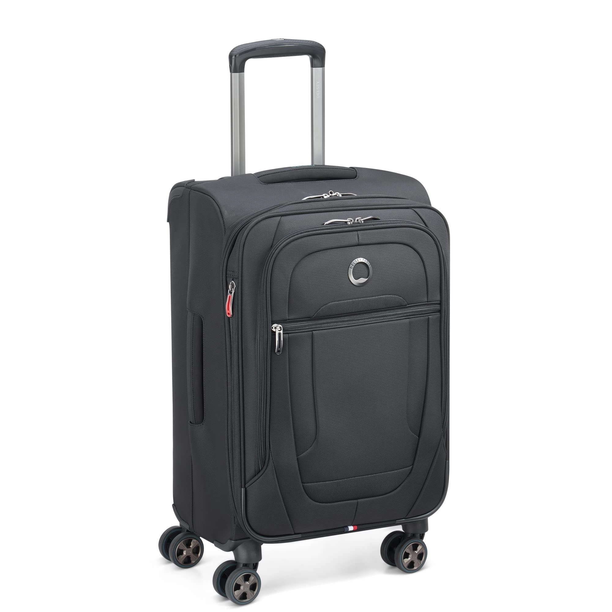 Delsey Paris Helium DLX Softside Expandable Carry On Luggage with Spinner Wheels