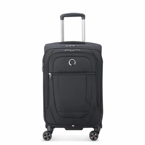 Delsey Paris Helium DLX Softside Expandable Carry On Luggage with Spinner Wheels