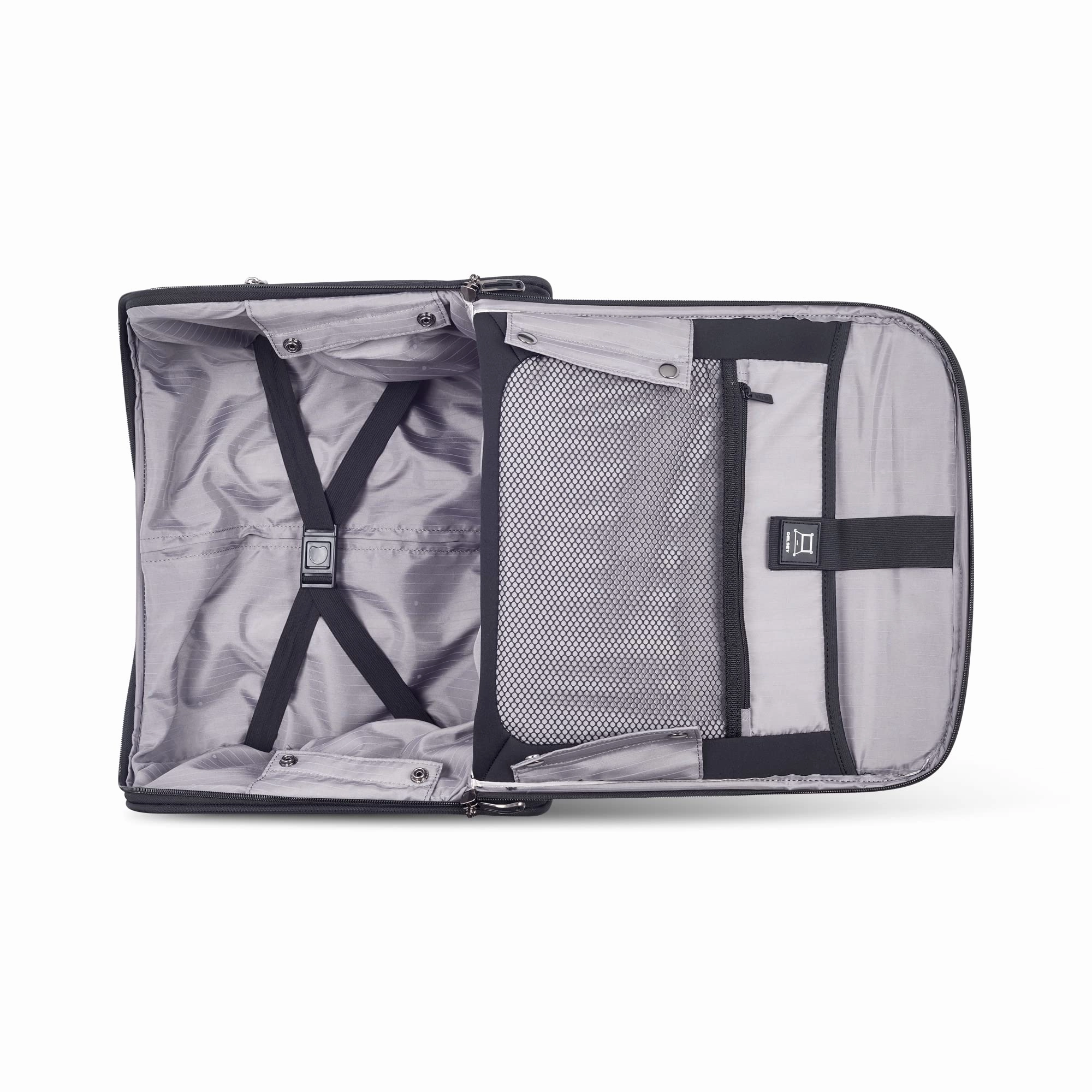 Delsey Paris Helium DLX Softside Luggage Under-Seater with 2 Wheels