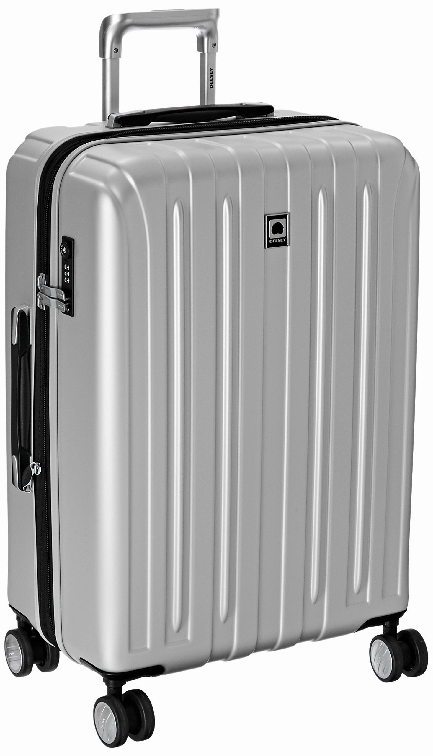 DELSEY Paris Helium Titanium 25" 4-Wheel Medium Luggage