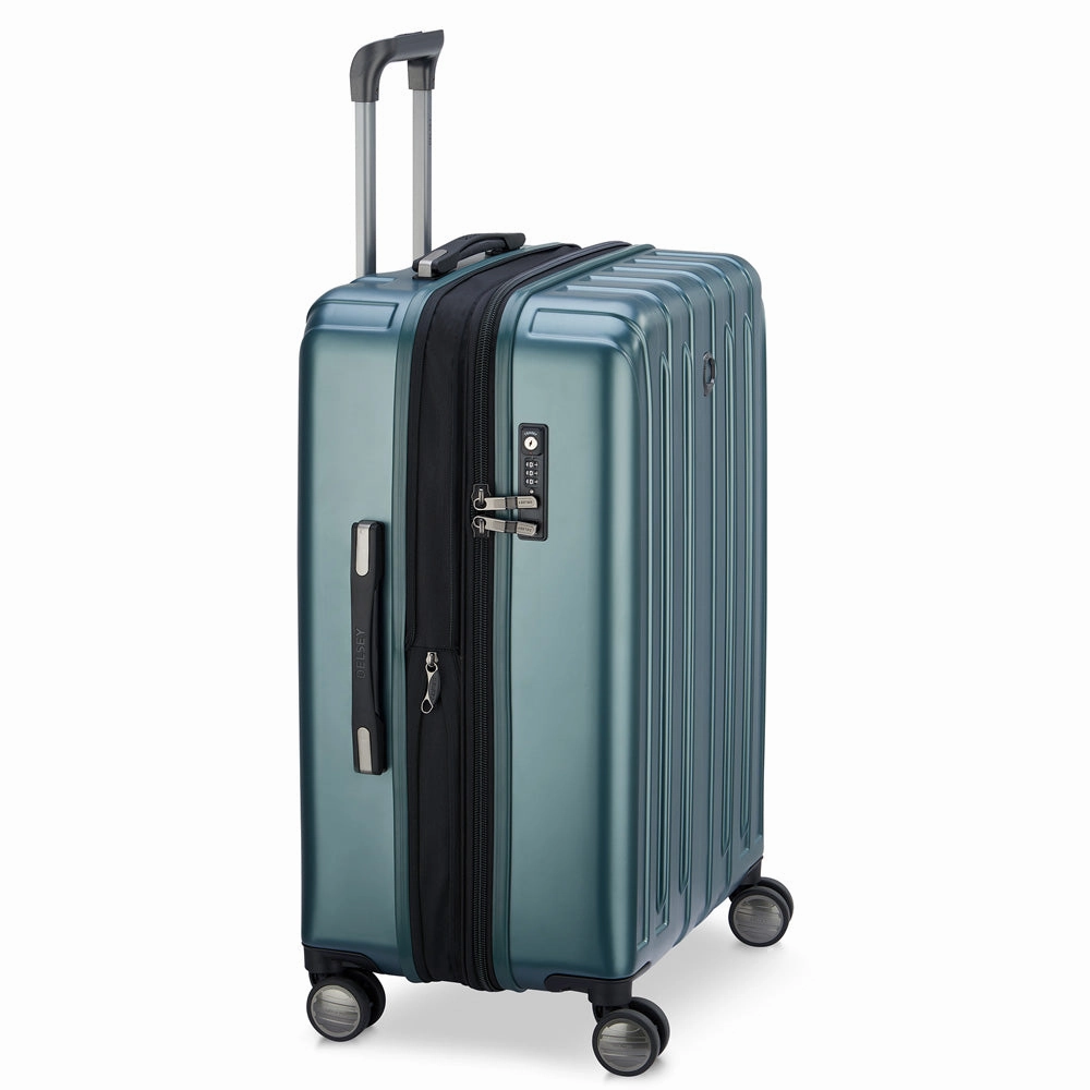 DELSEY Paris Helium Titanium 25" 4-Wheel Medium Luggage