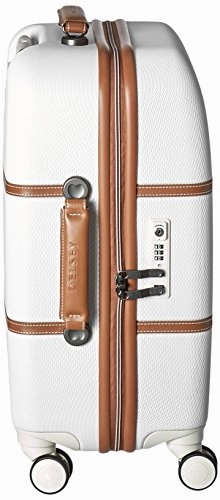 DELSEY Paris Luggage Chatelet Hard  Carry On Spinner Suitcase Hardcase with Lock, Champagne