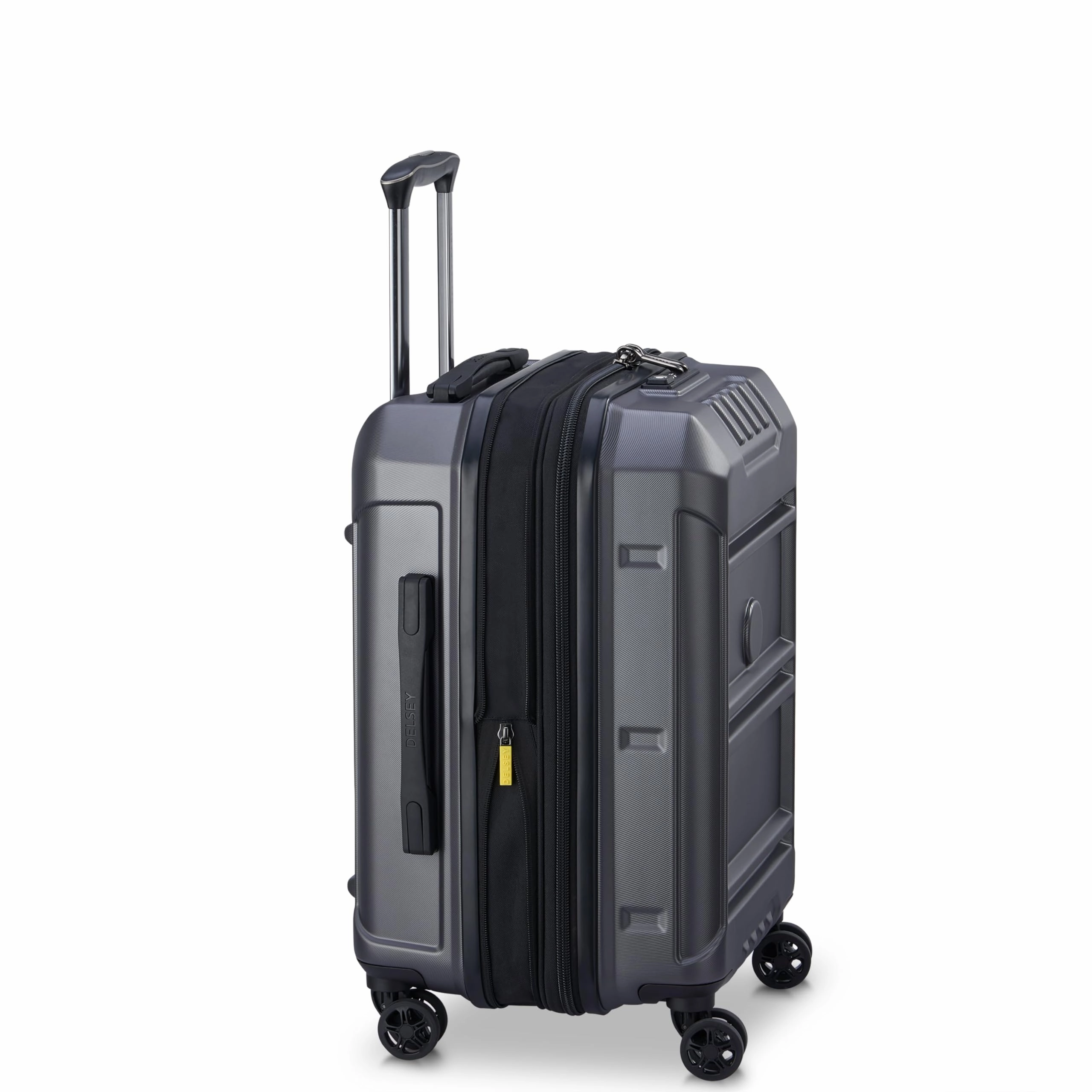 DELSEY Paris Rempart Hardside Expandable Luggage Trunk with Spinner Wheels (Carry-On 19 Inch)