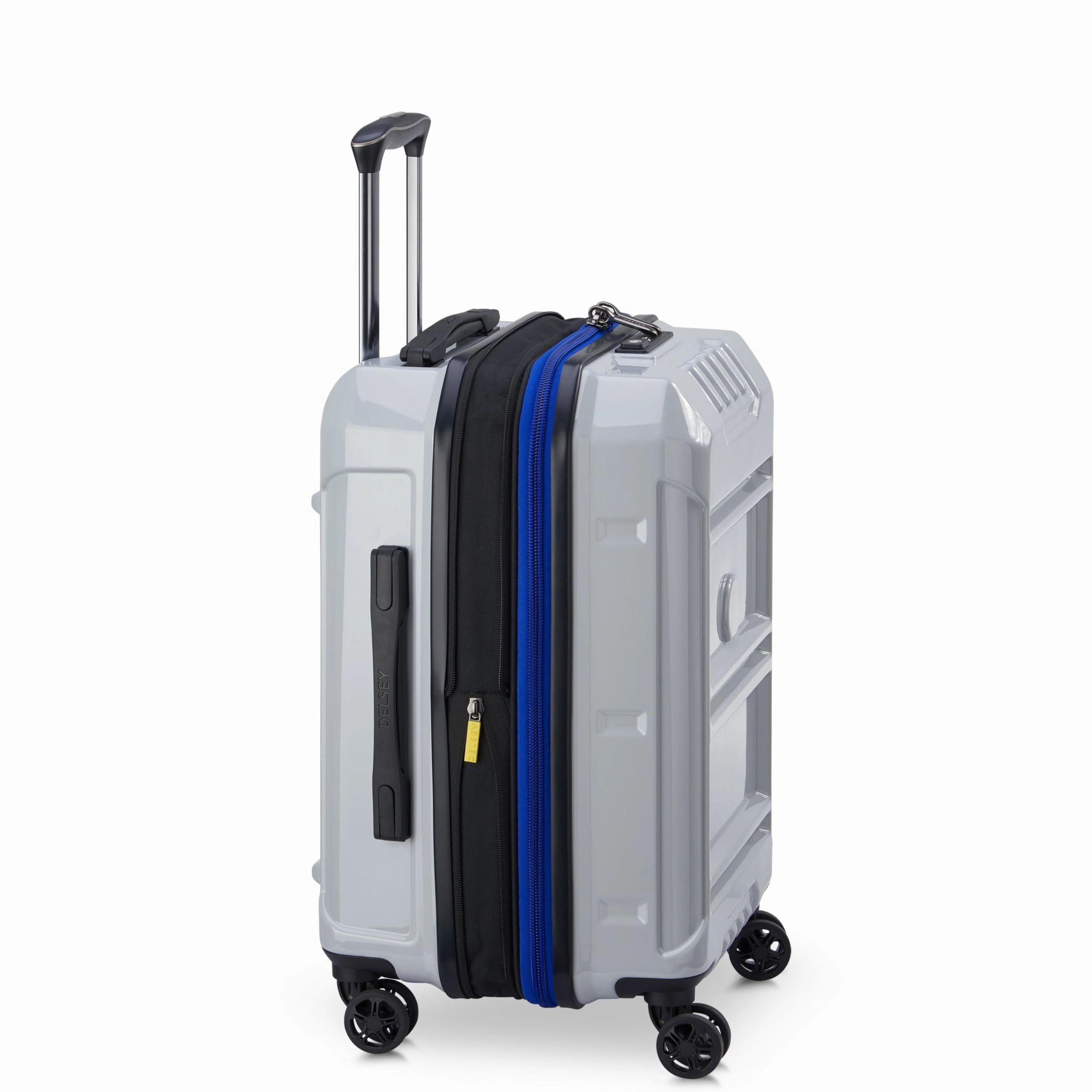 DELSEY Paris Rempart Hardside Expandable Luggage Trunk with Spinner Wheels (Carry-On 19 Inch)