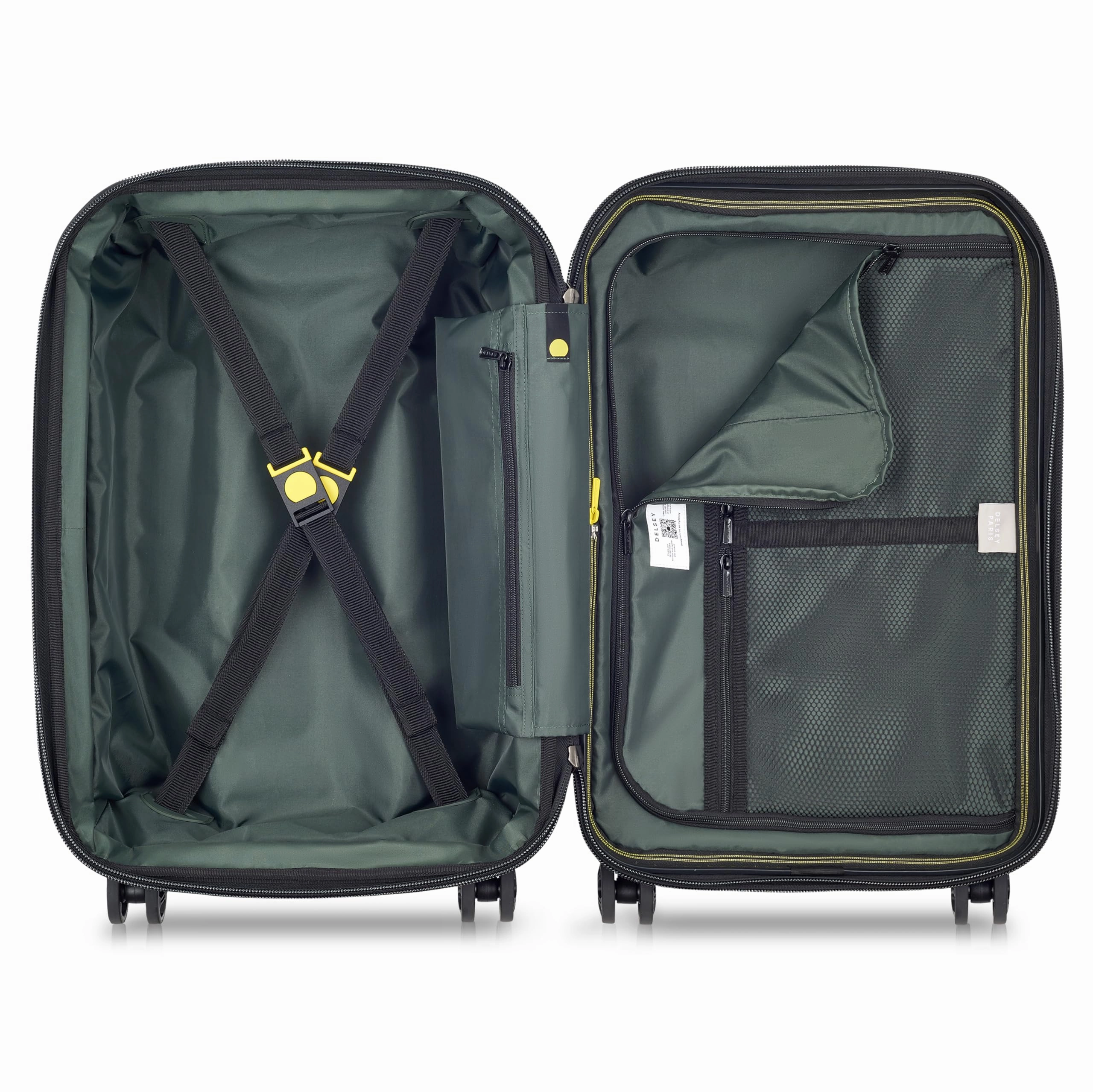 DELSEY Paris Rempart Hardside Expandable Luggage Trunk with Spinner Wheels (Carry-On 19 Inch)