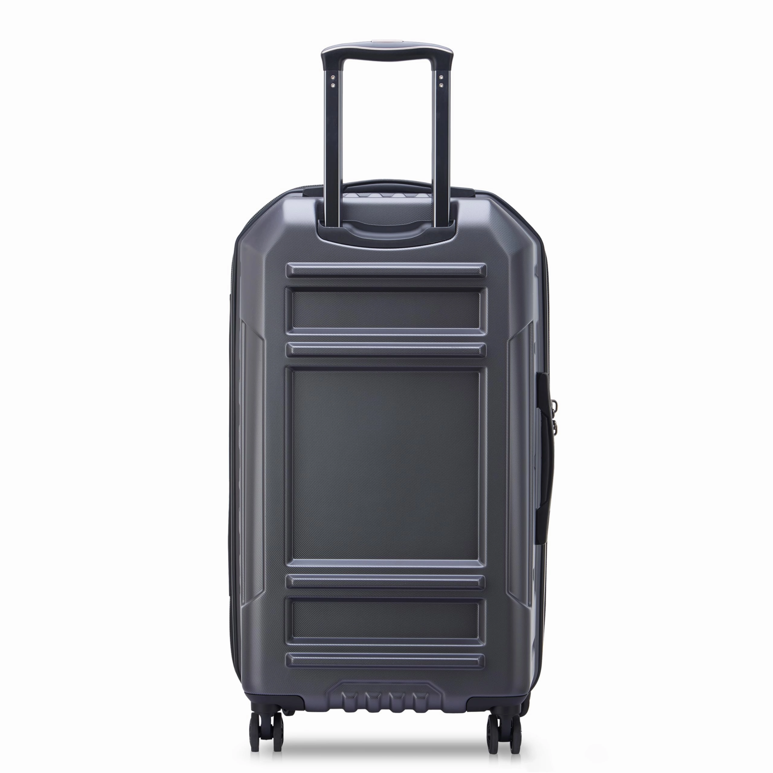 DELSEY Paris Rempart Hardside Expandable Luggage Trunk with Spinner Wheels (Checked Medium Trunk 26 Inch)