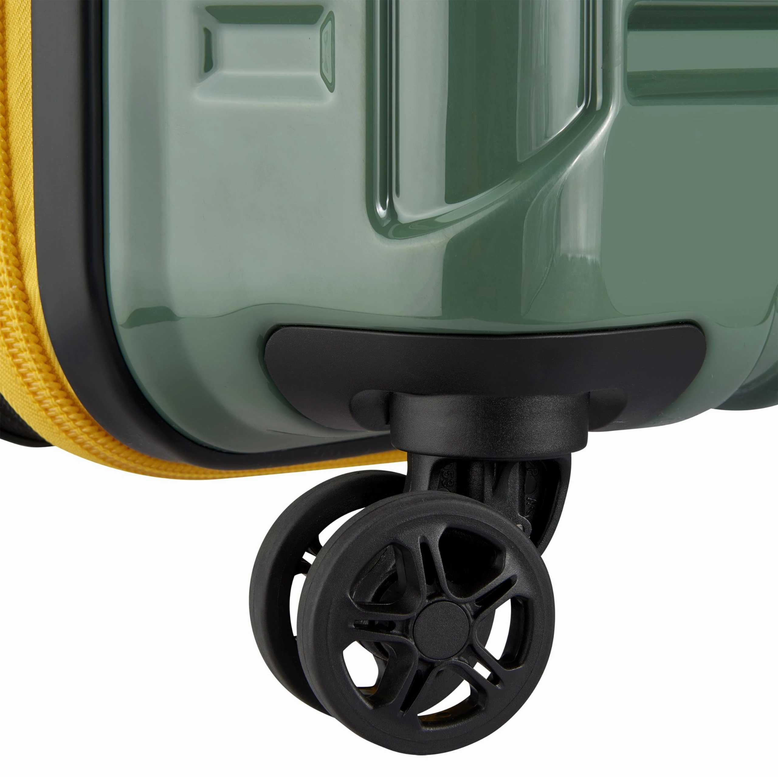 DELSEY Paris Rempart Hardside Expandable Luggage Trunk with Spinner Wheels (Checked Medium Trunk 26 Inch)