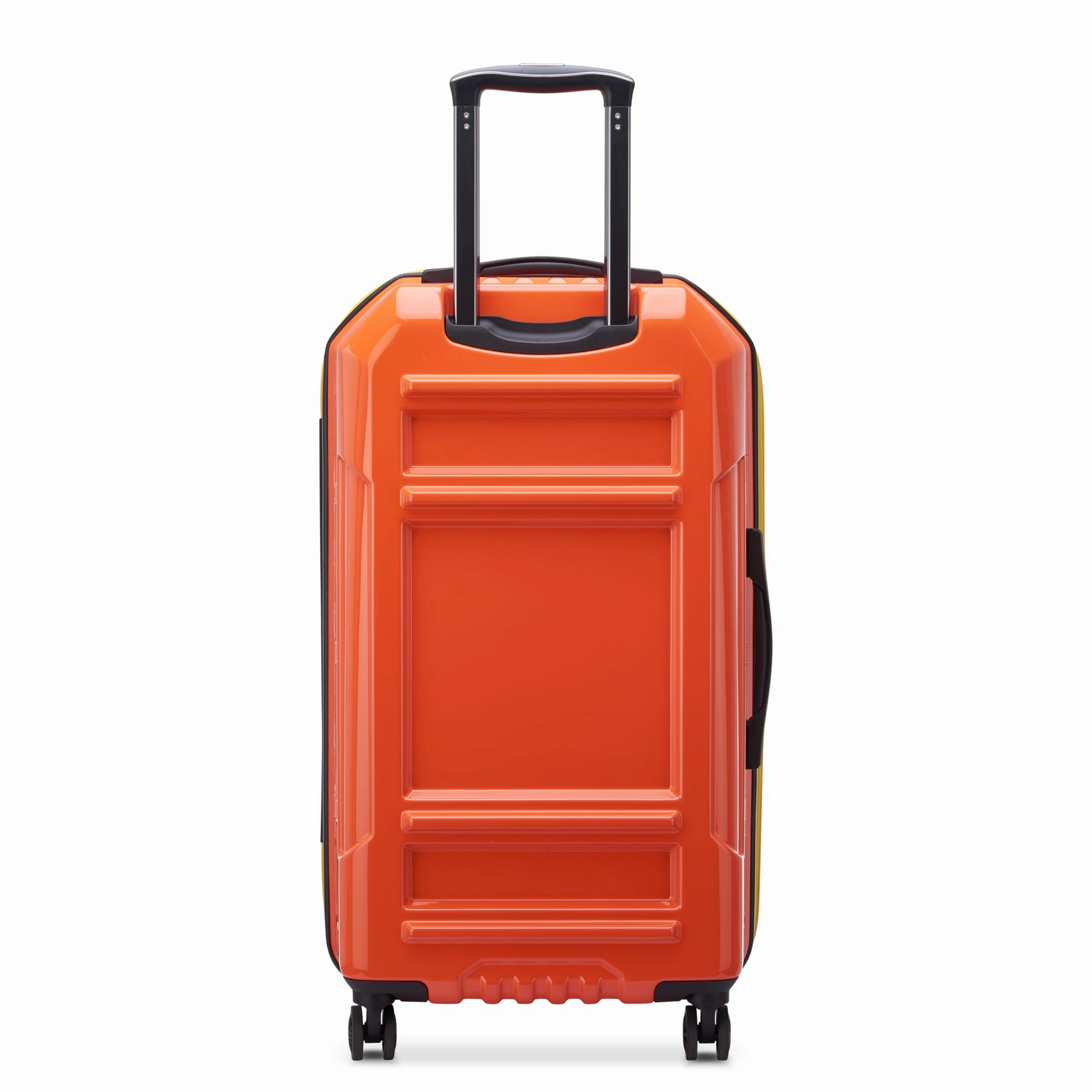 DELSEY Paris Rempart Hardside Expandable Luggage Trunk with Spinner Wheels (Checked Medium Trunk 26 Inch)