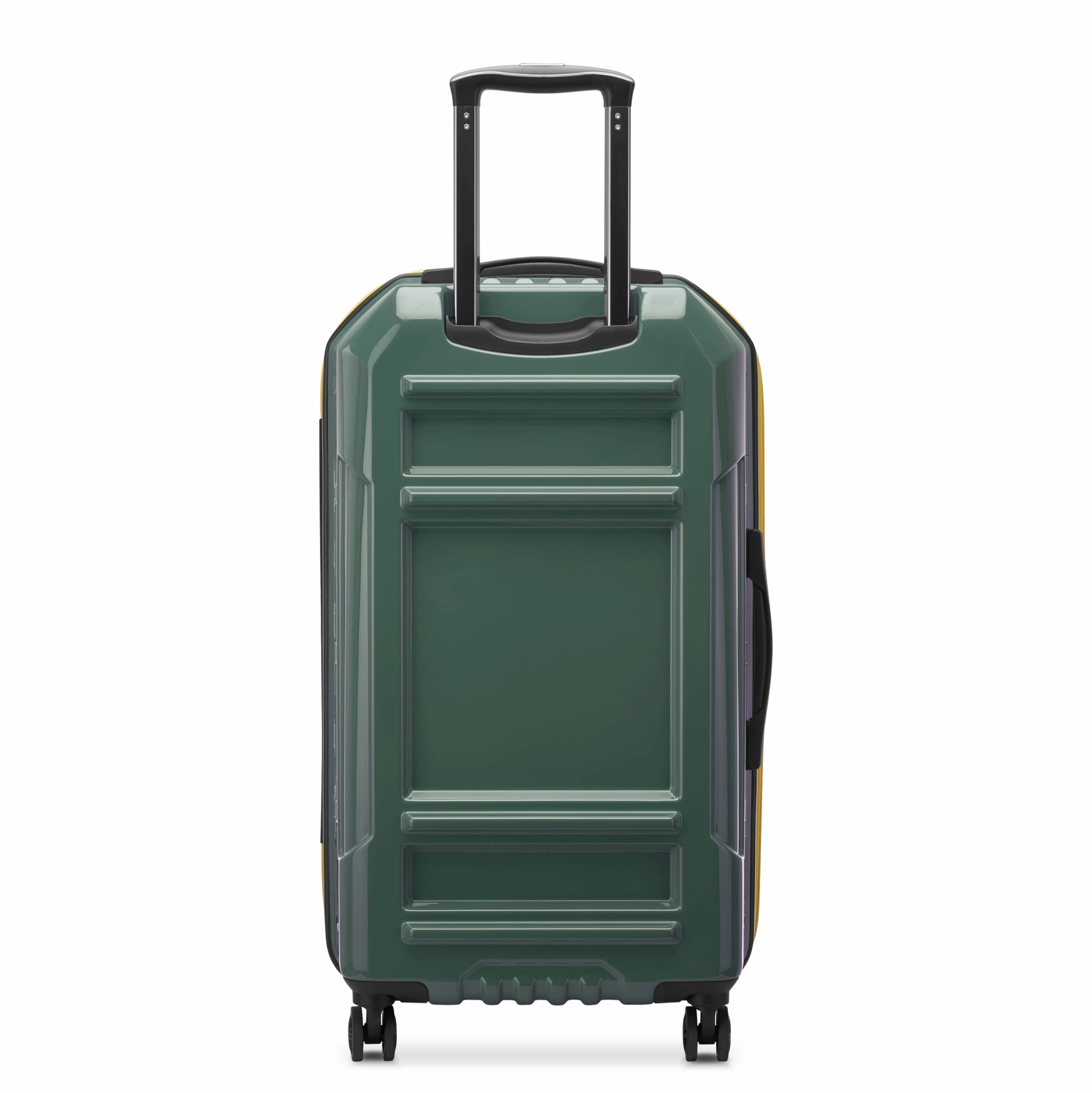 DELSEY Paris Rempart Hardside Expandable Luggage Trunk with Spinner Wheels (Checked Medium Trunk 26 Inch)