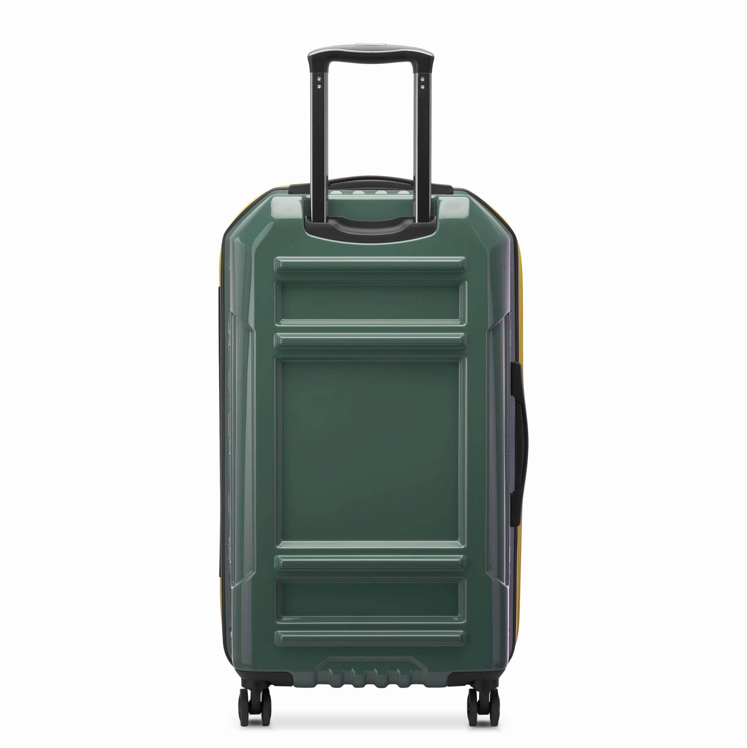 DELSEY Paris Rempart Hardside Expandable Luggage Trunk with Spinner Wheels (Checked Medium Trunk 26 Inch)